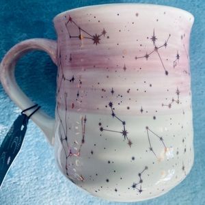 Stay Wild Moon Child Celestial Star Constellation Mug Ivory Pink 18 fl oz NWT